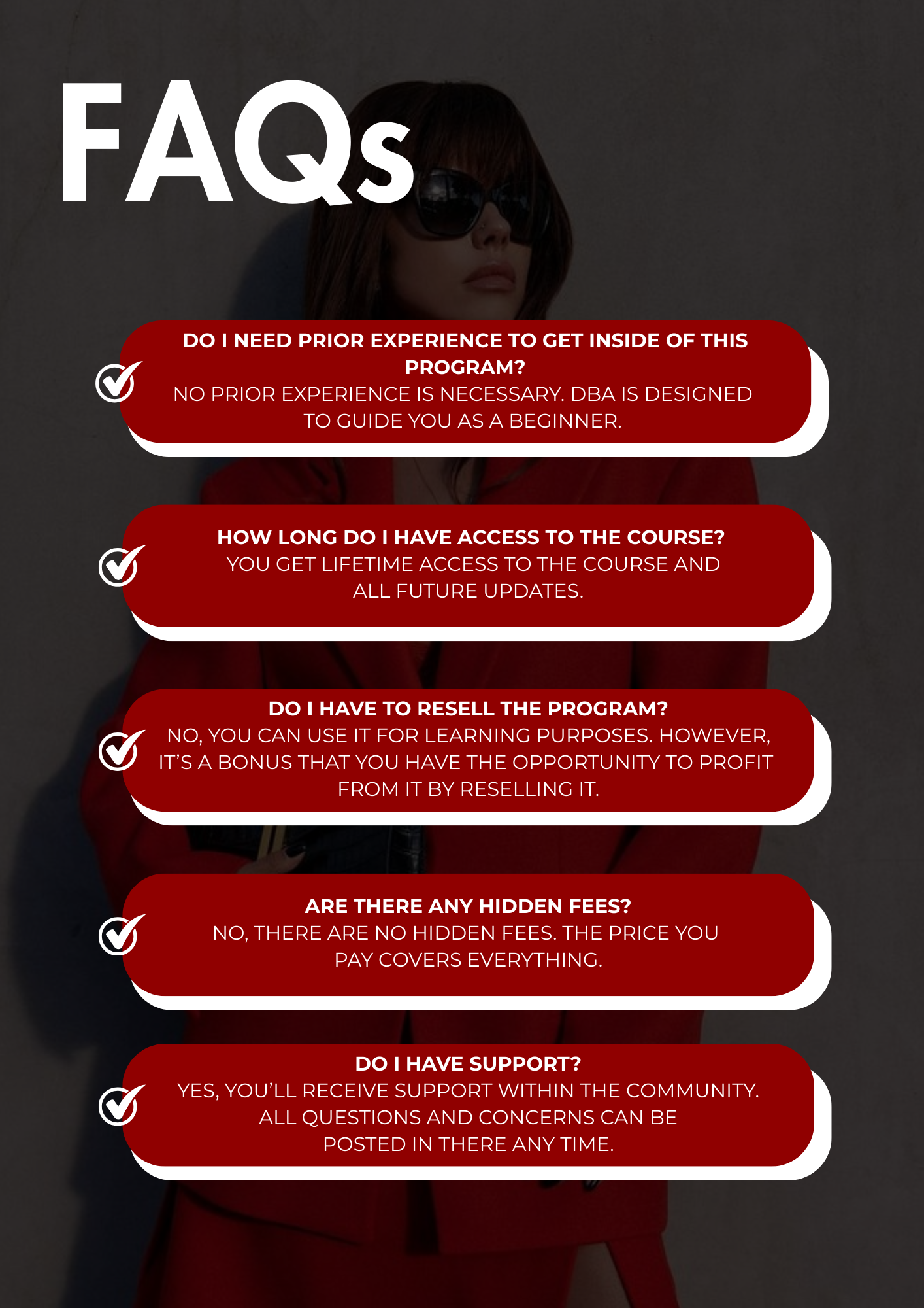 DBA Volume 1 resale rights– start reselling digital products and build your business-FAQs section