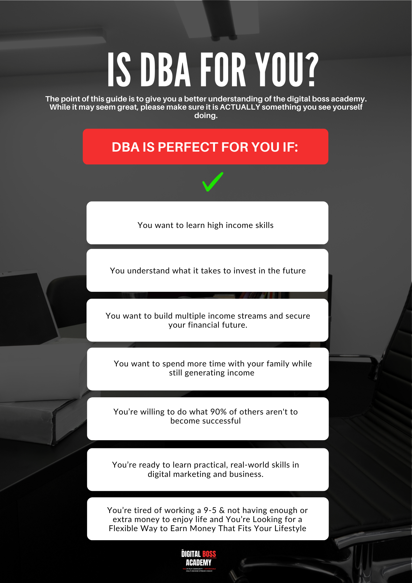 Digital Boss Academy Volume 1 with Master Resell Rights – online business course you can resell for income