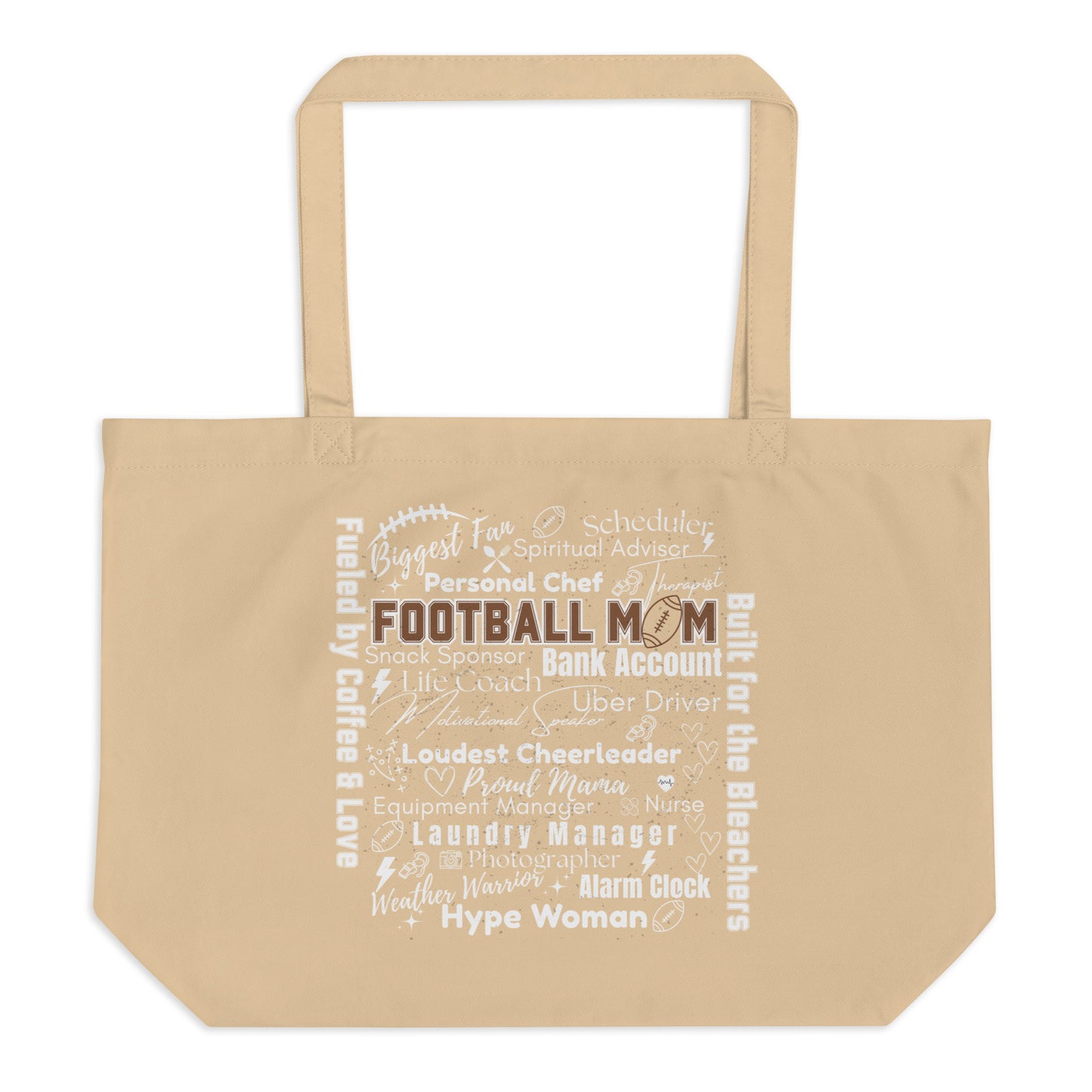 Football Mom All My Roles Tote – Sports Mom Merch