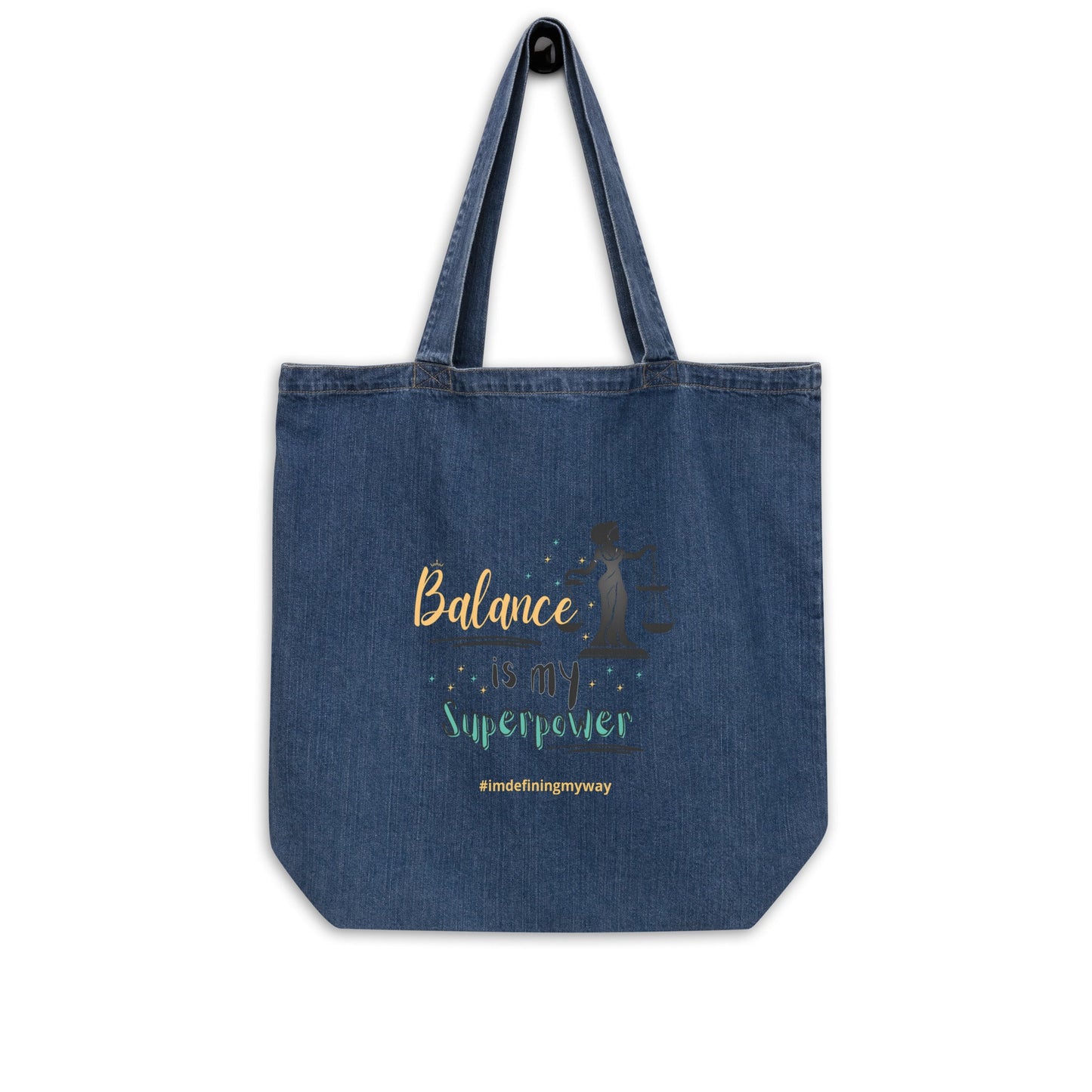 Glow-Up Tote with Motivational Quote