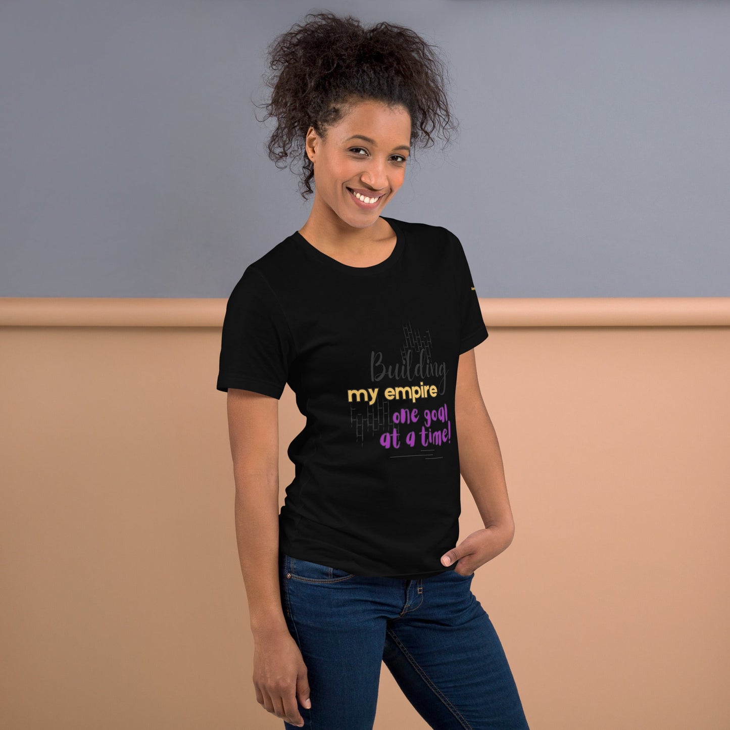 Black Building My Empire T-Shirt for Moms