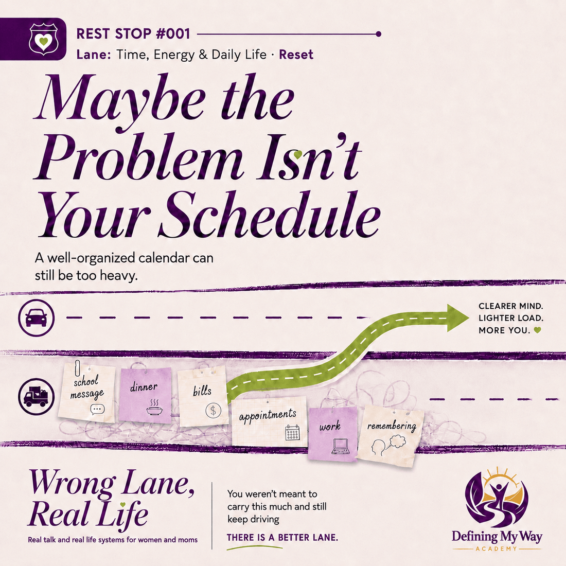 Maybe the Problem Isn't Your Schedule