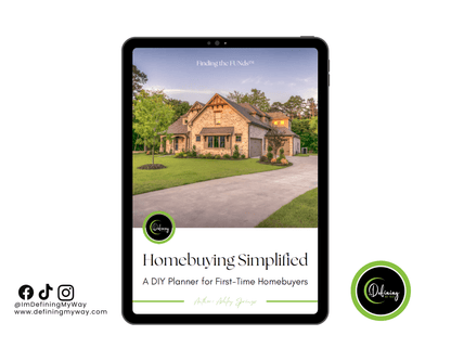 Homebuying Guide for Moms Navigating the Homeownership Process showcasing workbook displayed on a tablet.