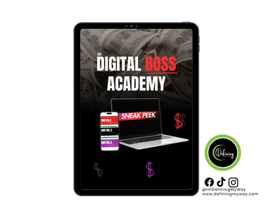 Cover of the Free Digital Business Starter Guide – Sneak Peek into Digital Boss Academy