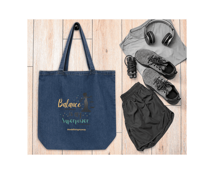 Balance Is My Superpower Tote Bag for Moms