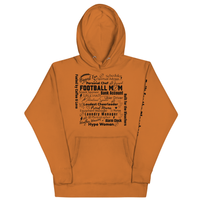 Football Mom All My Roles Hoodie – Sports Mom Merch