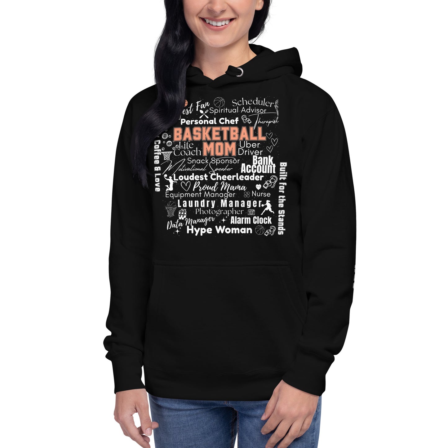 Basketball Mom All My Roles Hoodie – Sports Mom Merch