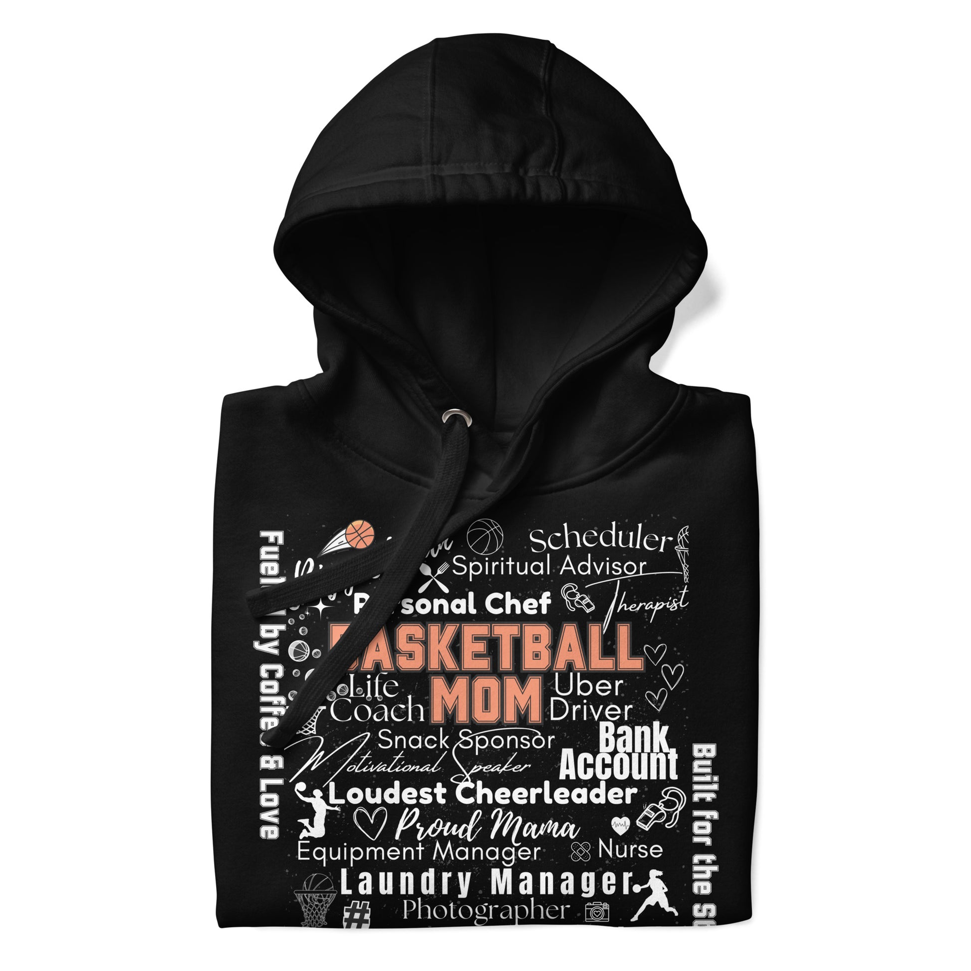 Basketball Mom All My Roles Hoodie – Sports Mom Merch