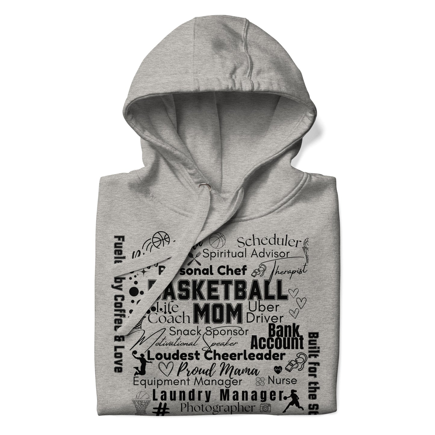 Basketball Mom All My Roles Hoodie – Sports Mom Merch