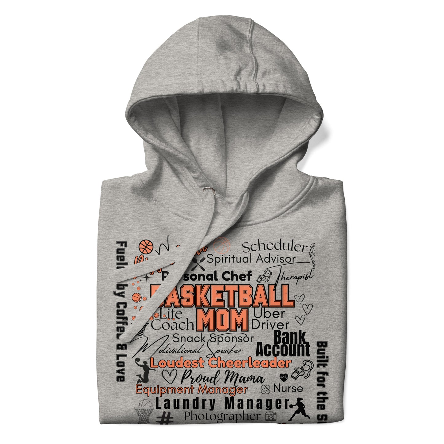 Basketball Mom All My Roles Hoodie – Sports Mom Merch