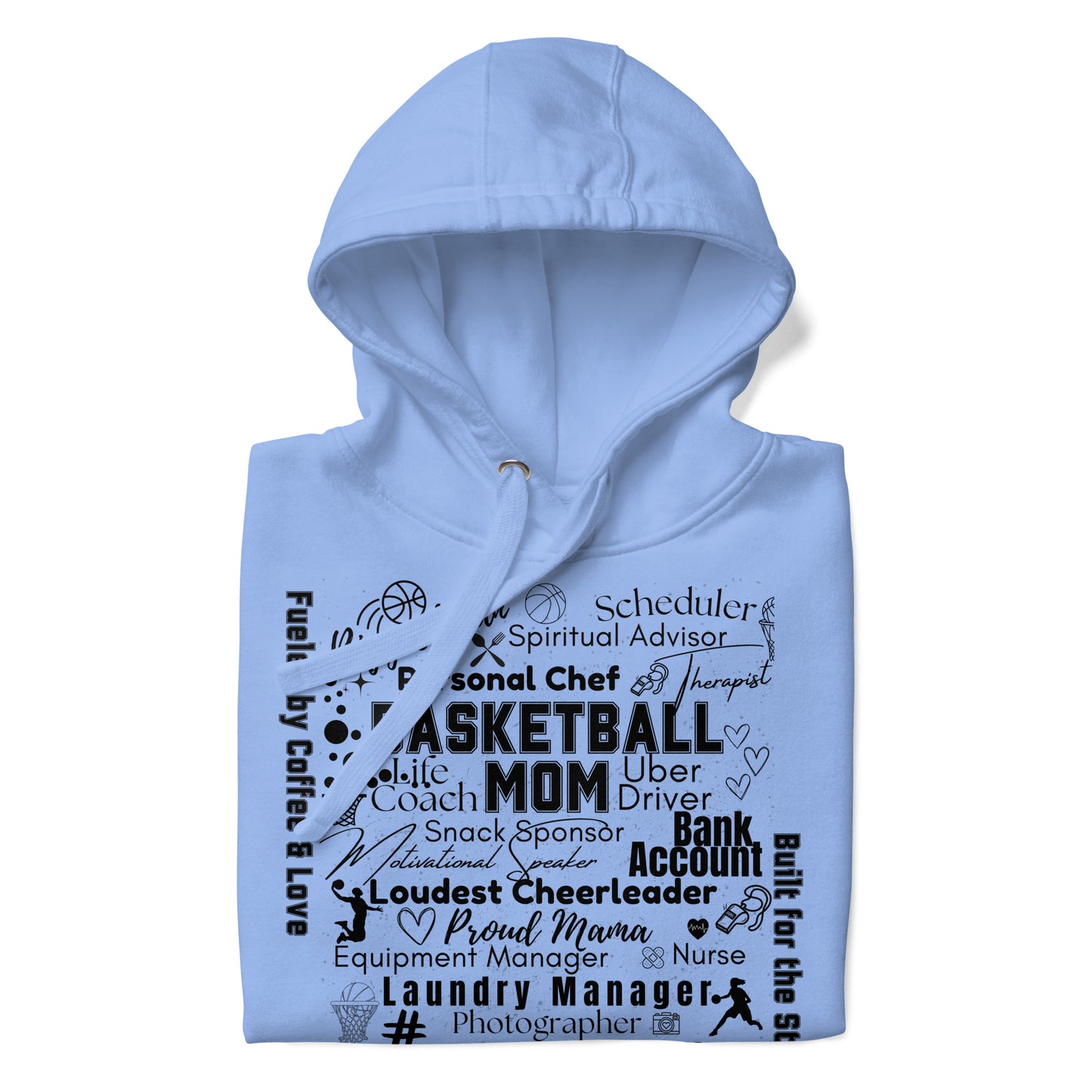 Basketball Mom All My Roles Hoodie – Sports Mom Merch