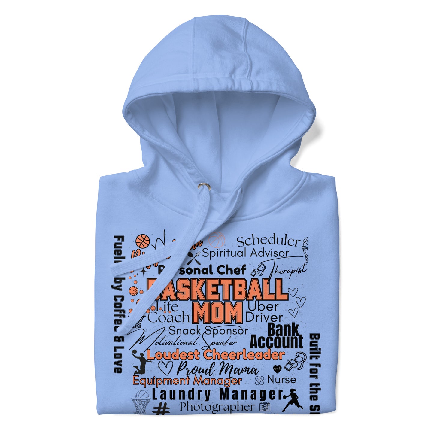 Basketball Mom All My Roles Hoodie – Sports Mom Merch