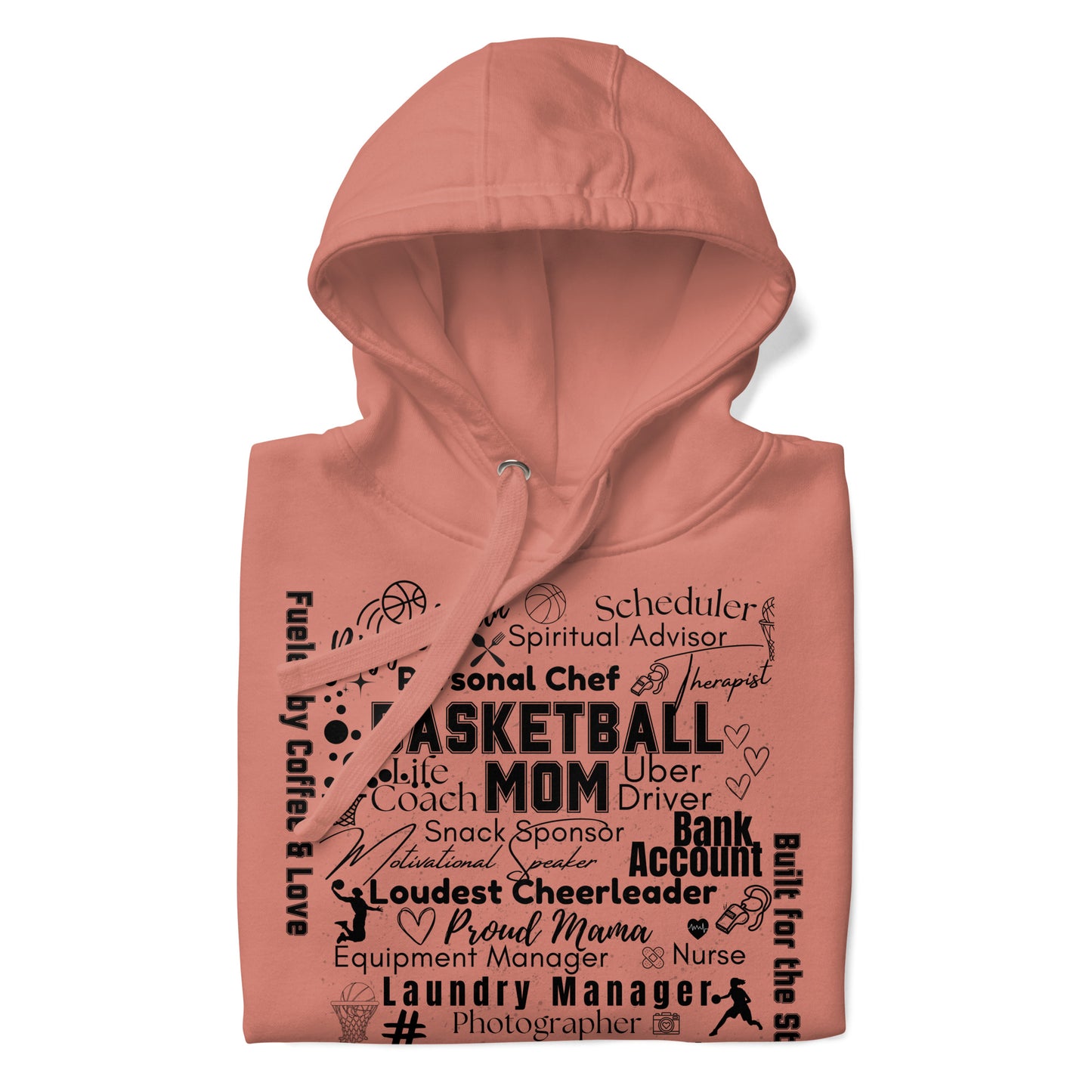 Basketball Mom All My Roles Hoodie – Sports Mom Merch
