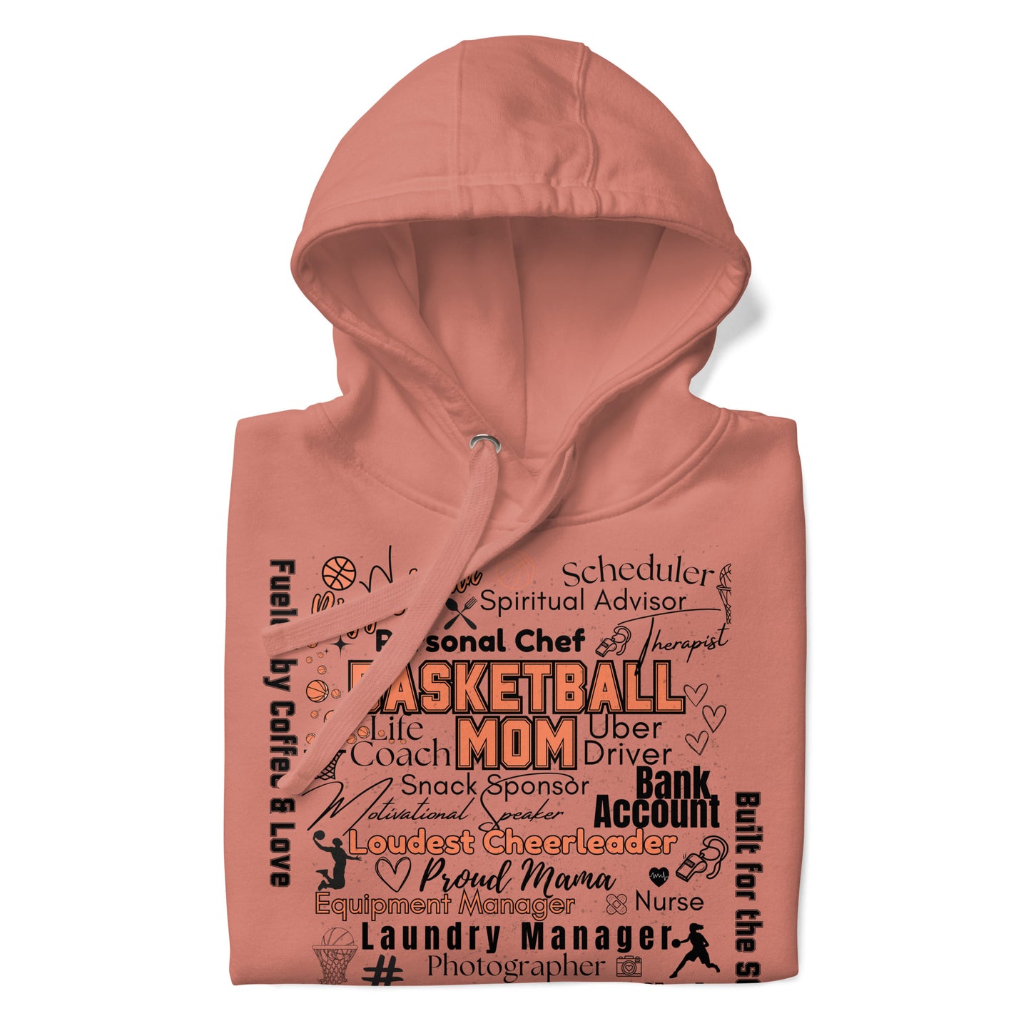Basketball Mom All My Roles Hoodie – Sports Mom Merch