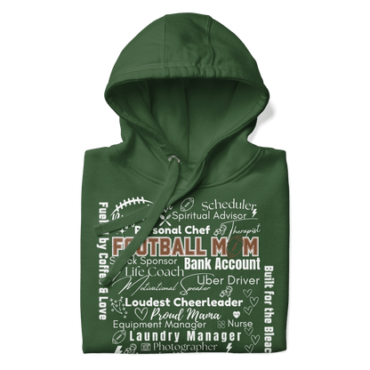 Football Mom All My Roles Hoodie – Sports Mom Merch