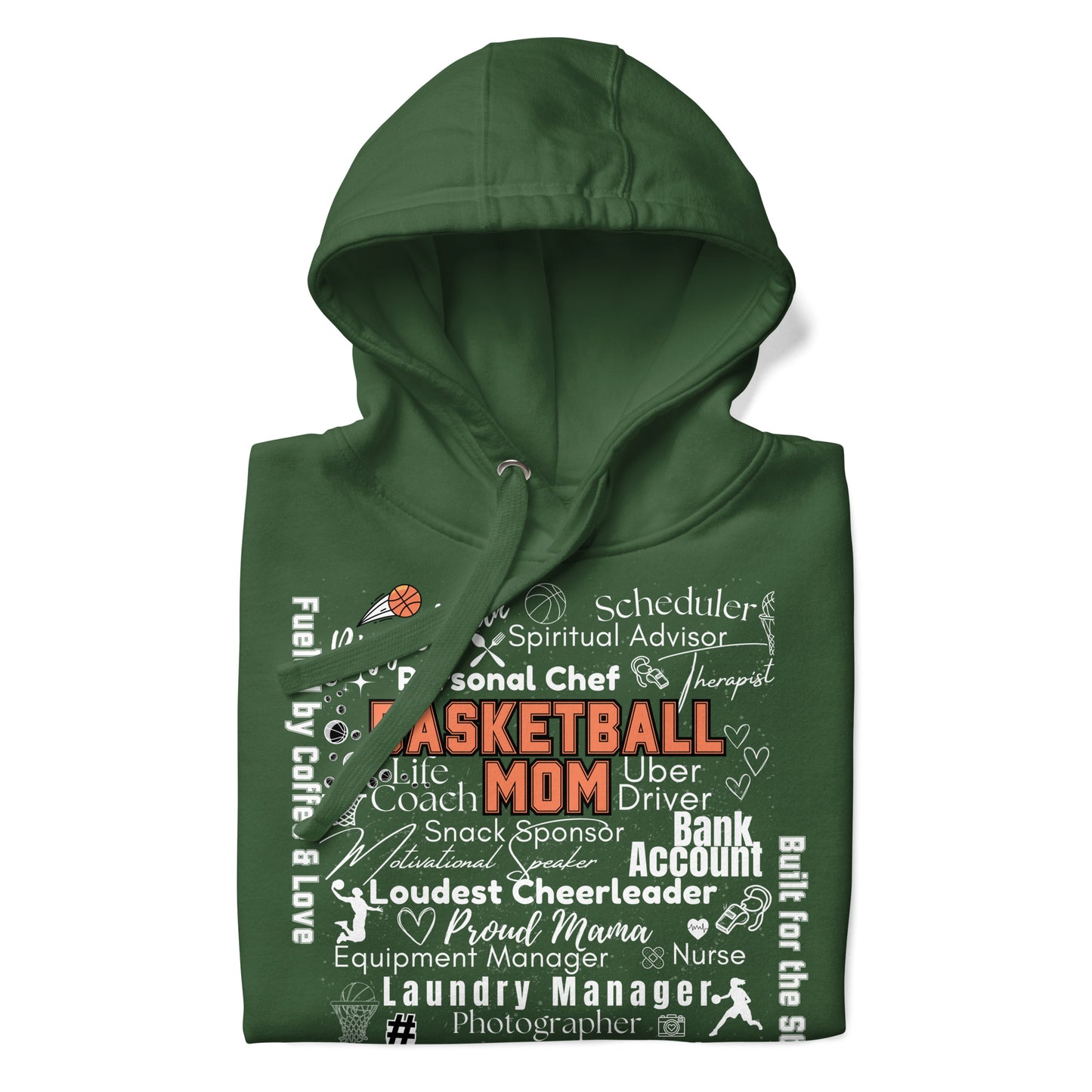Basketball Mom All My Roles Hoodie – Sports Mom Merch
