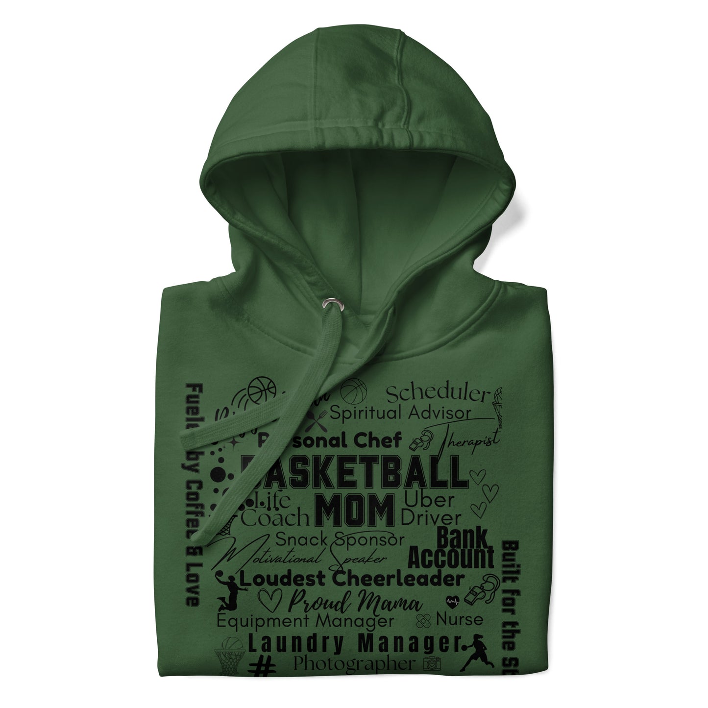 Basketball Mom All My Roles Hoodie – Sports Mom Merch