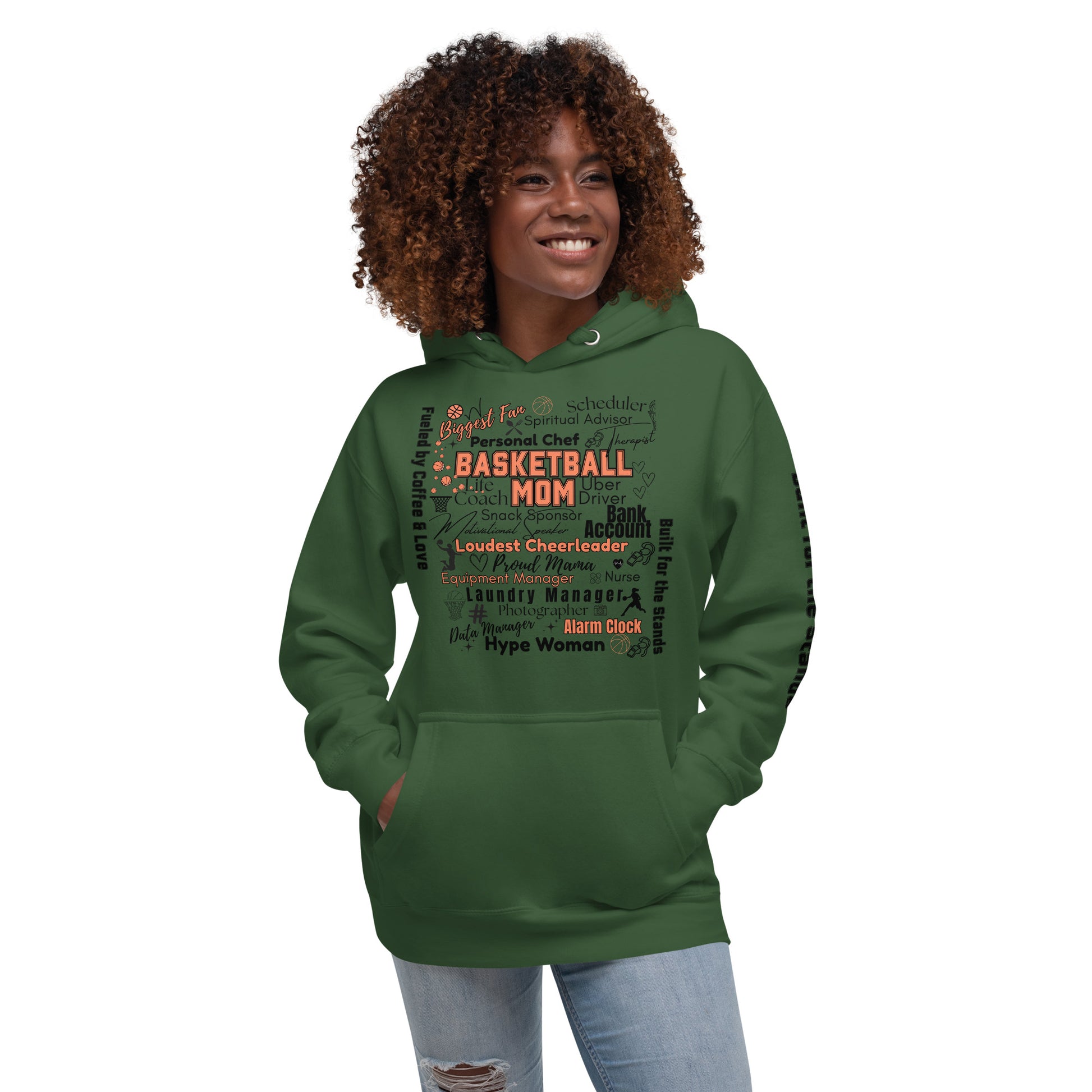 Basketball Mom All My Roles Hoodie – Sports Mom Merch