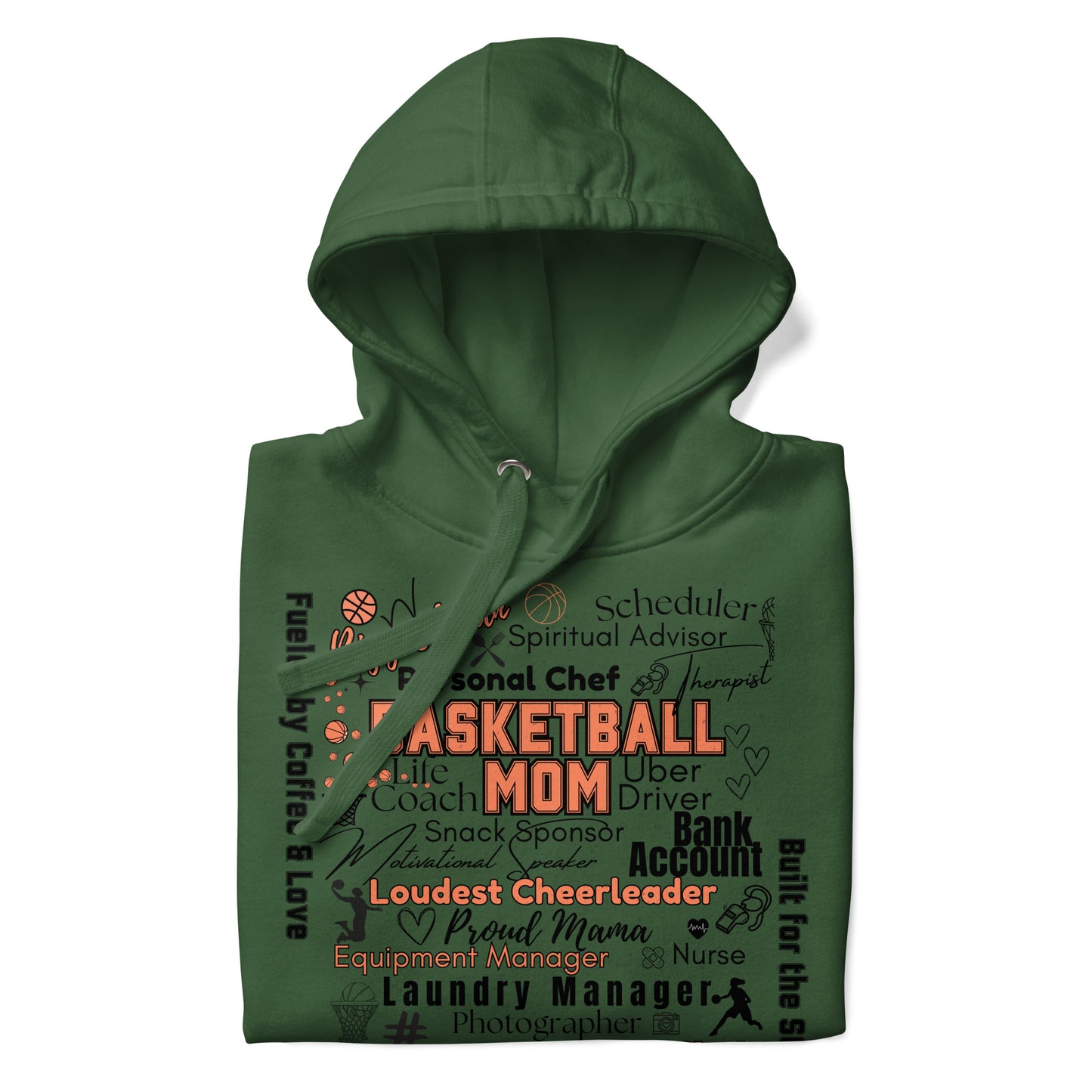 Basketball Mom All My Roles Hoodie – Sports Mom Merch