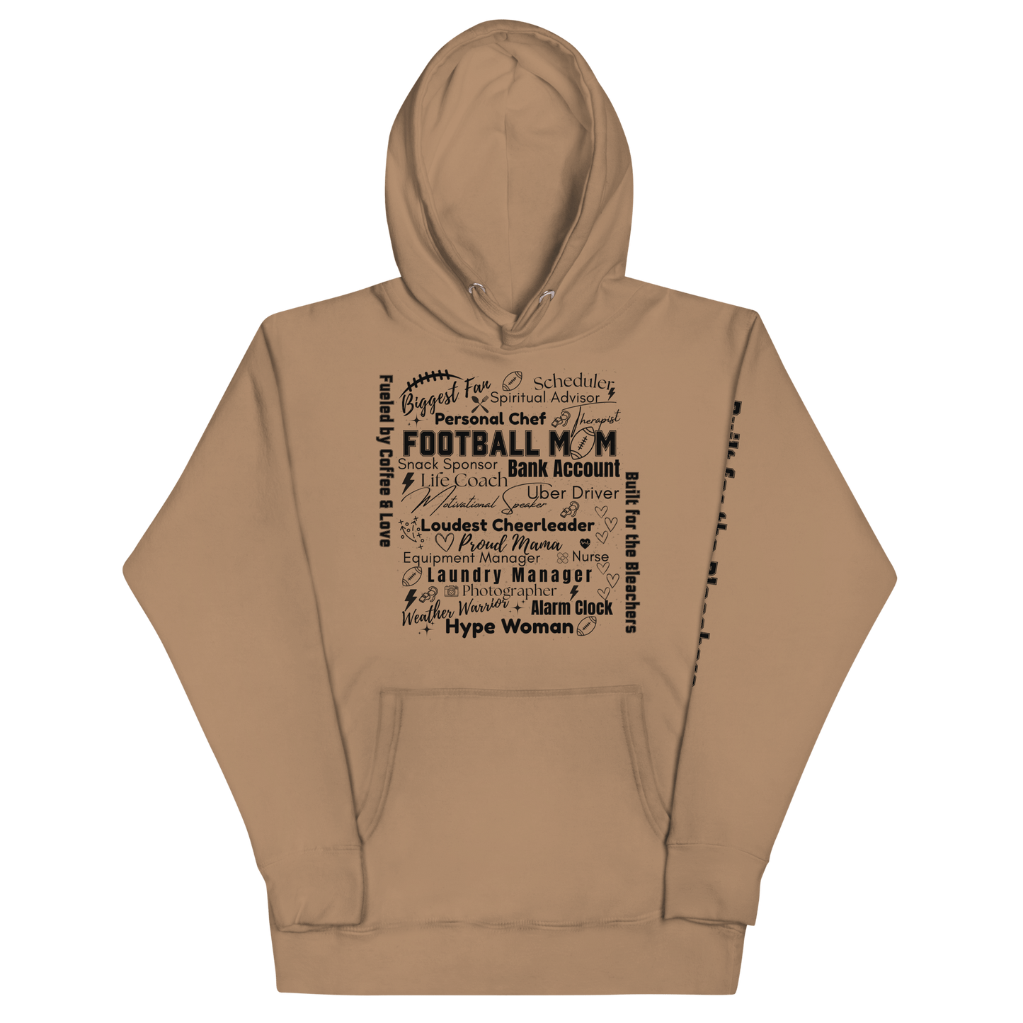 Football Mom All My Roles Hoodie – Sports Mom Merch