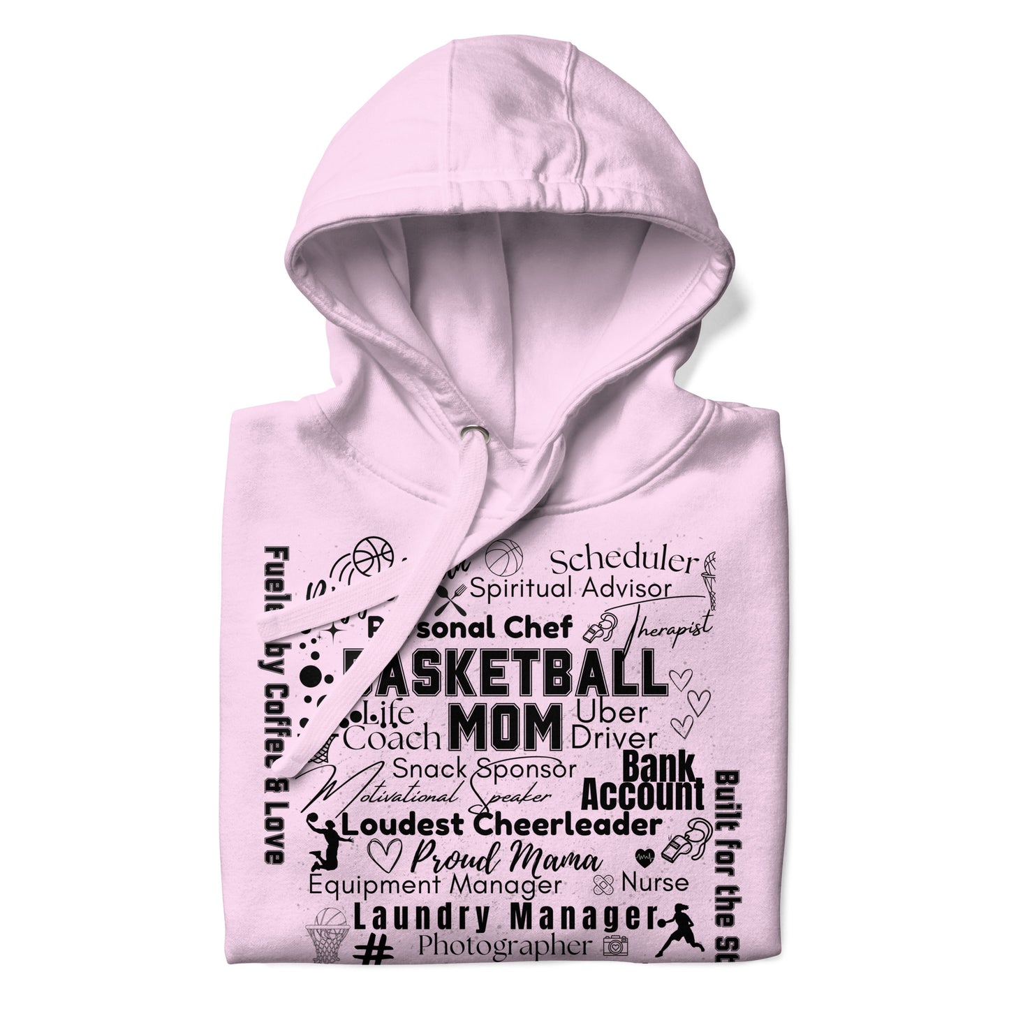 Basketball Mom All My Roles Hoodie – Sports Mom Merch