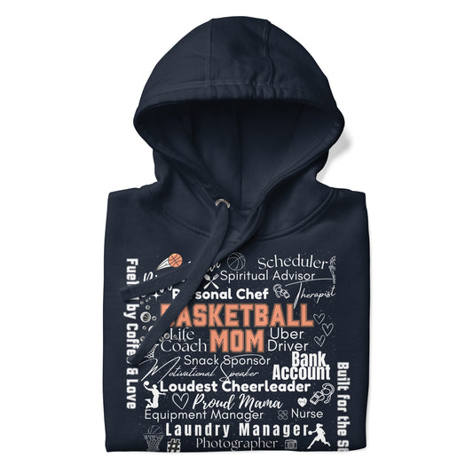 Basketball Mom All My Roles Hoodie – Sports Mom Merch