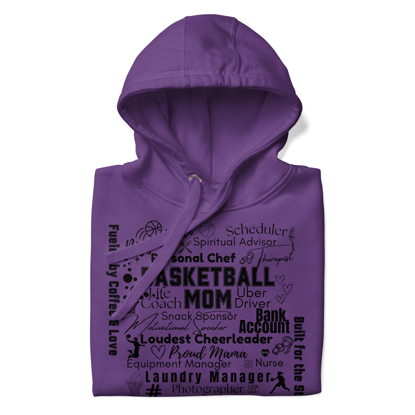 Basketball Mom All My Roles Hoodie – Sports Mom Merch