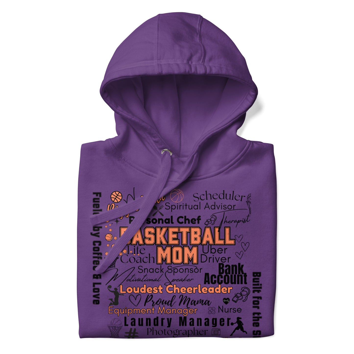 Basketball Mom All My Roles Hoodie – Sports Mom Merch