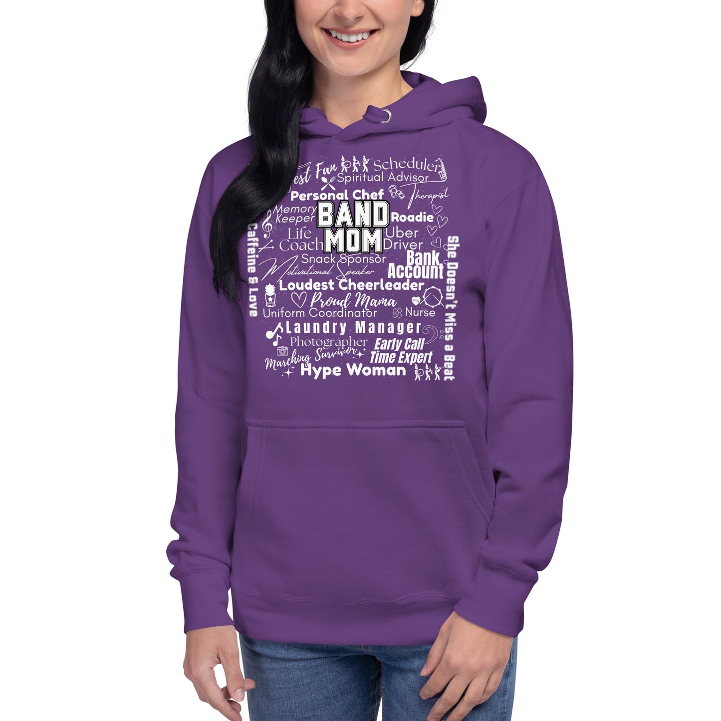 Band Mom All My Roles Hoodie – Sports Mom Merch