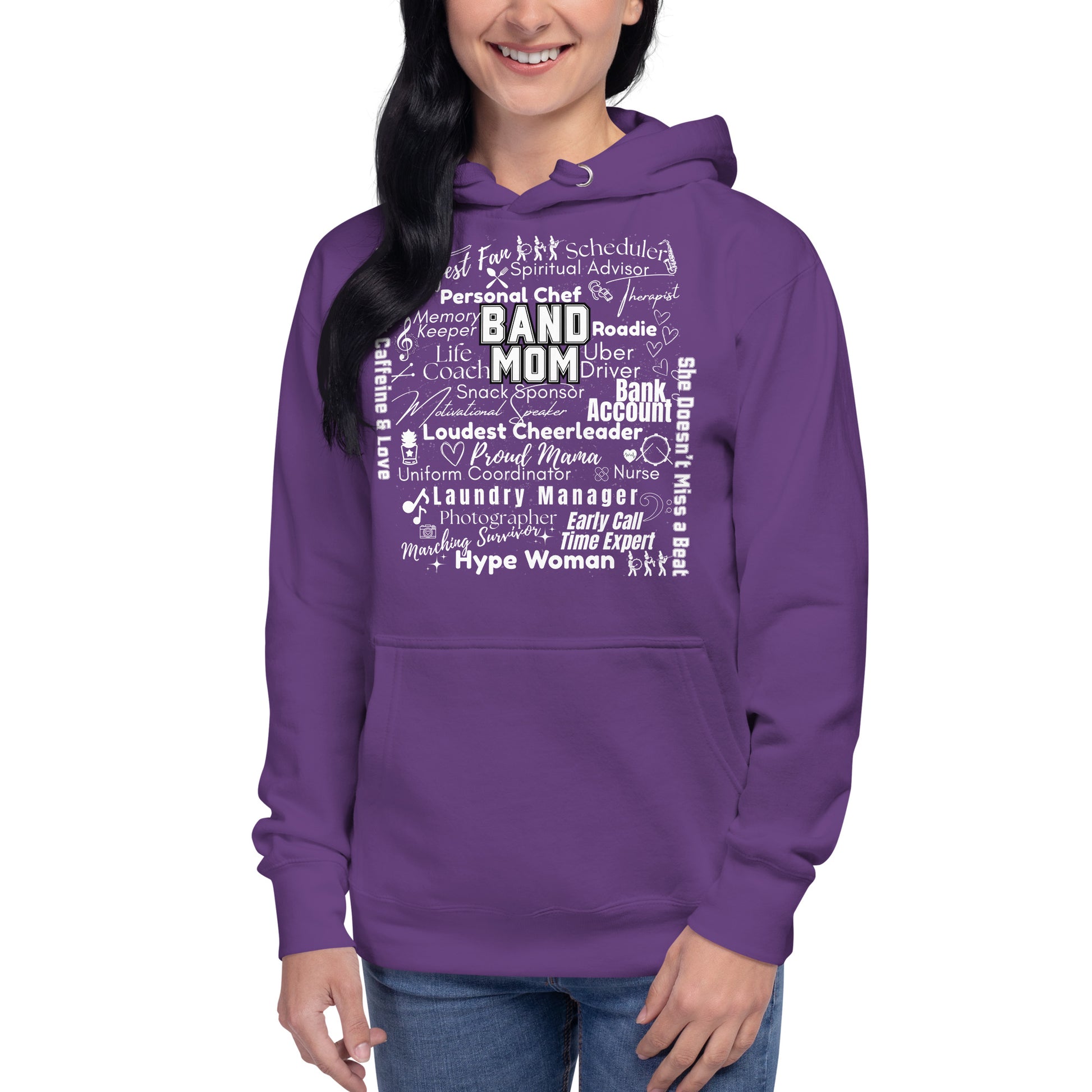 Band Mom All My Roles Hoodie – Sports Mom Merch