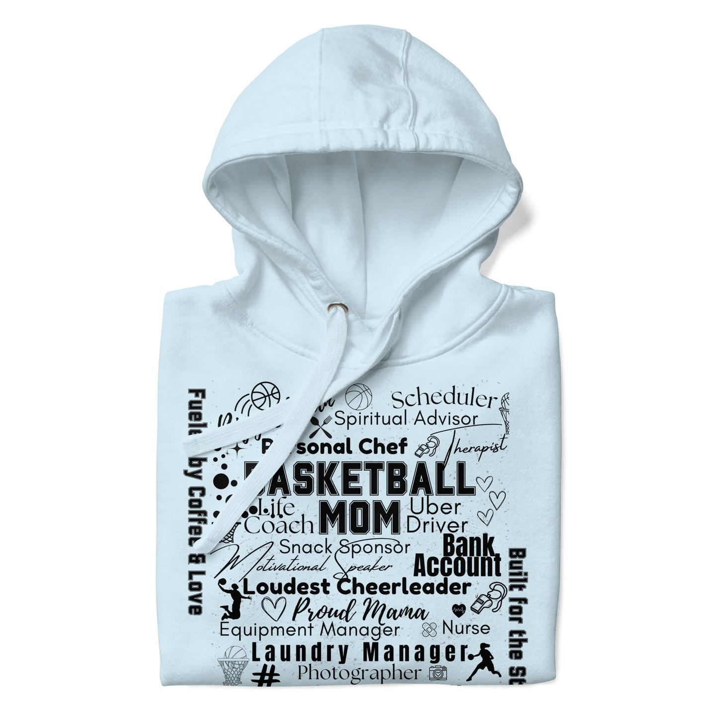 Basketball Mom All My Roles Hoodie – Sports Mom Merch