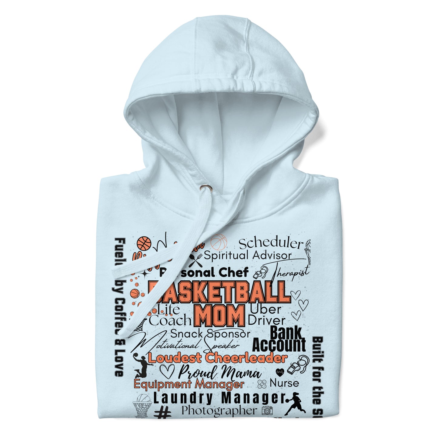 Basketball Mom All My Roles Hoodie – Sports Mom Merch
