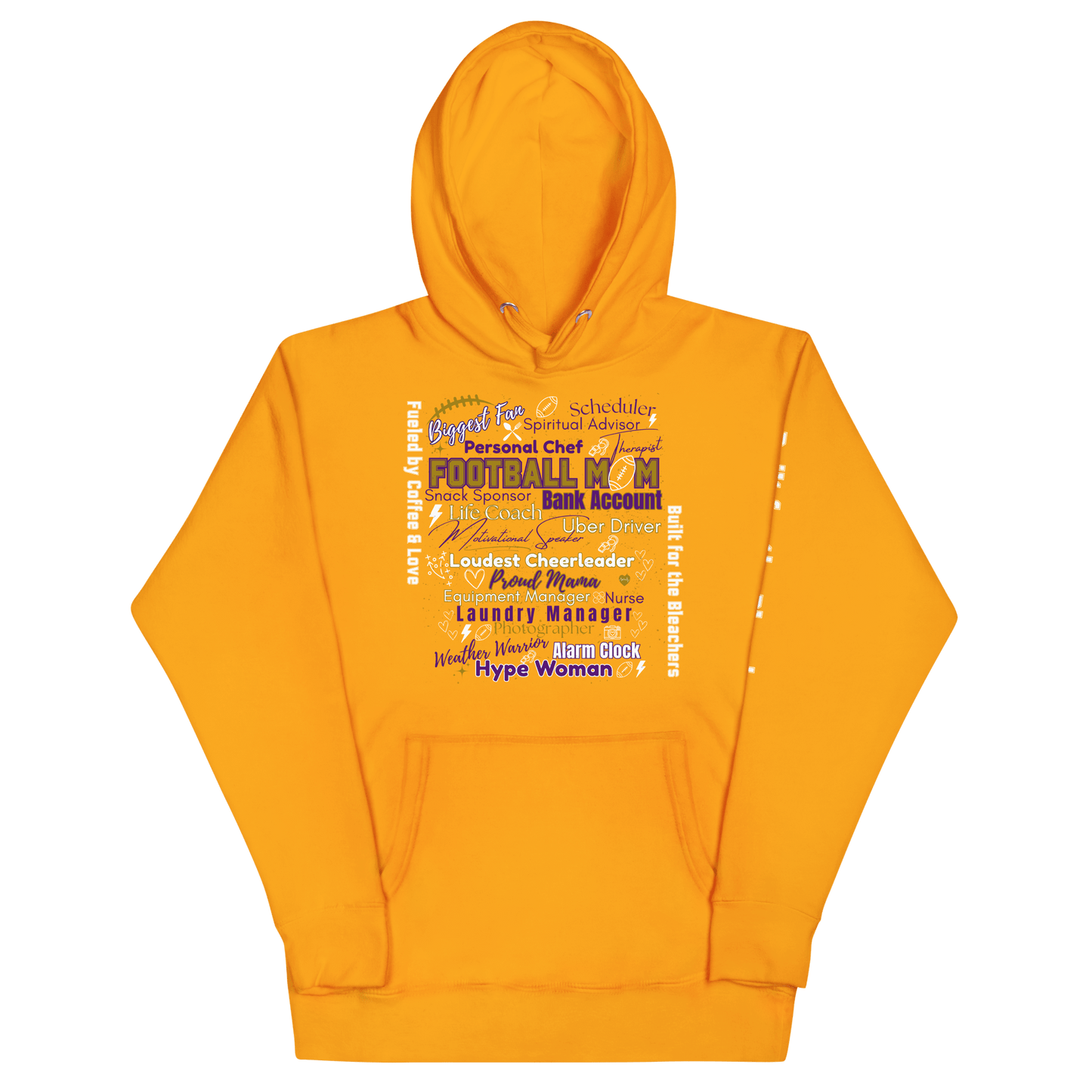 Football Mom All My Roles Hoodie – Sports Mom Merch
