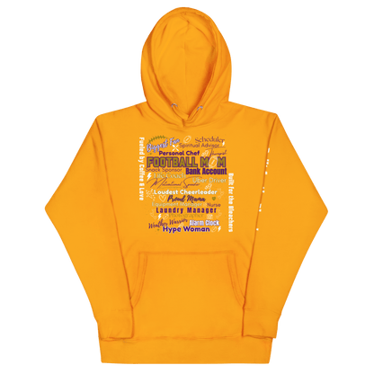 Football Mom All My Roles Hoodie – Sports Mom Merch