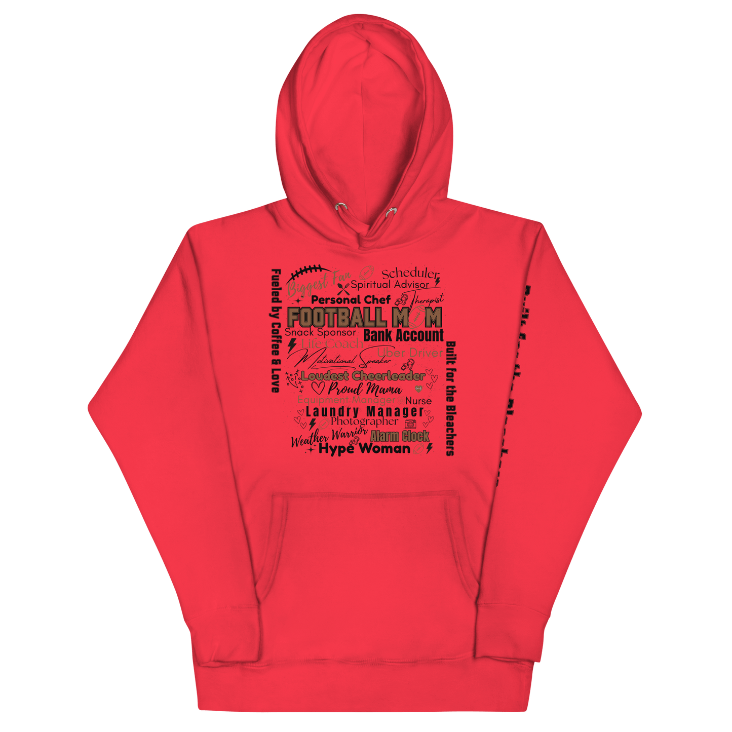 Football Mom All My Roles Hoodie – Sports Mom Merch