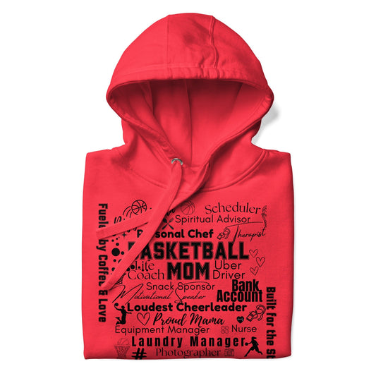 Basketball Mom All My Roles Hoodie – Sports Mom Merch