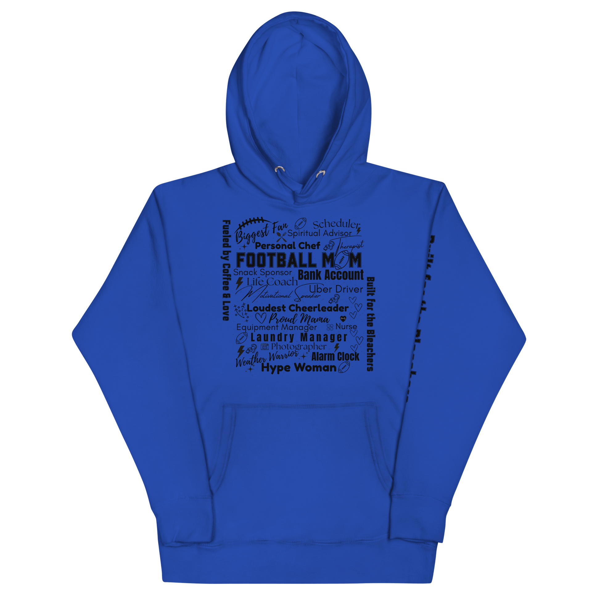 Football Mom All My Roles Hoodie – Sports Mom Merch