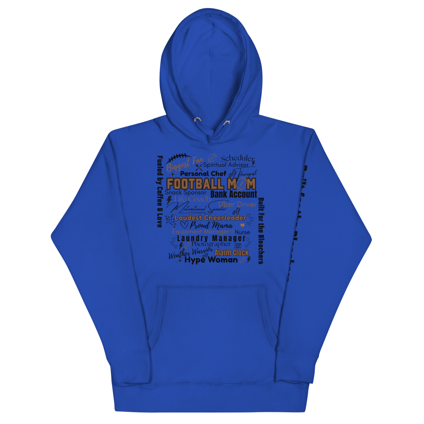 Football Mom All My Roles Hoodie – Sports Mom Merch