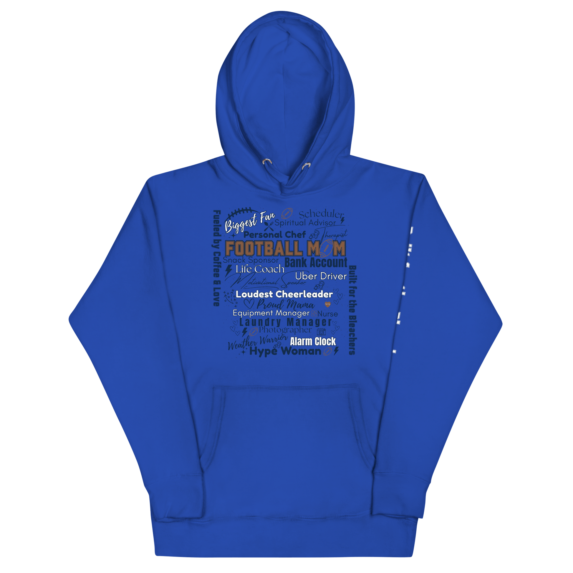 Football Mom All My Roles Hoodie – Sports Mom Merch