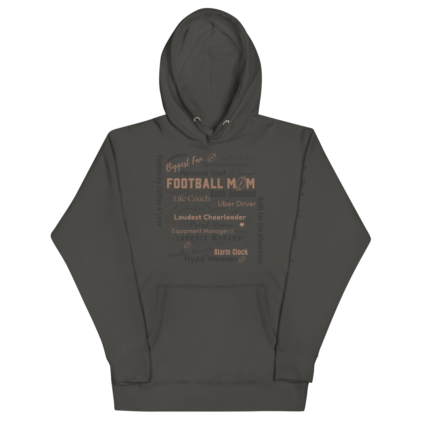 Football Mom All My Roles Hoodie – Sports Mom Merch