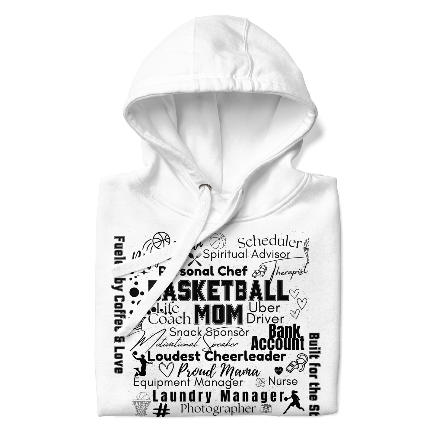 Basketball Mom All My Roles Hoodie – Sports Mom Merch