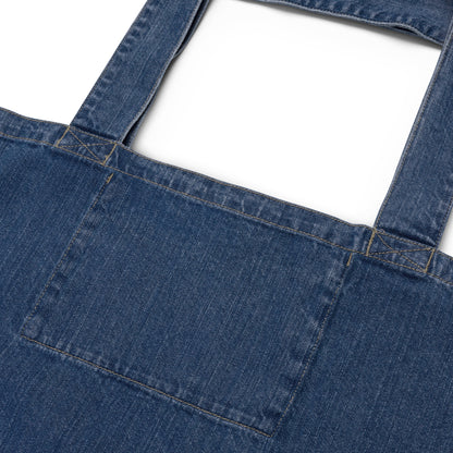 Denim Goals. Plans. Legacy. tote bag, product details