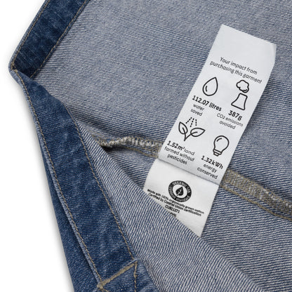 Denim Goals. Plans. Legacy. tote bag, product details