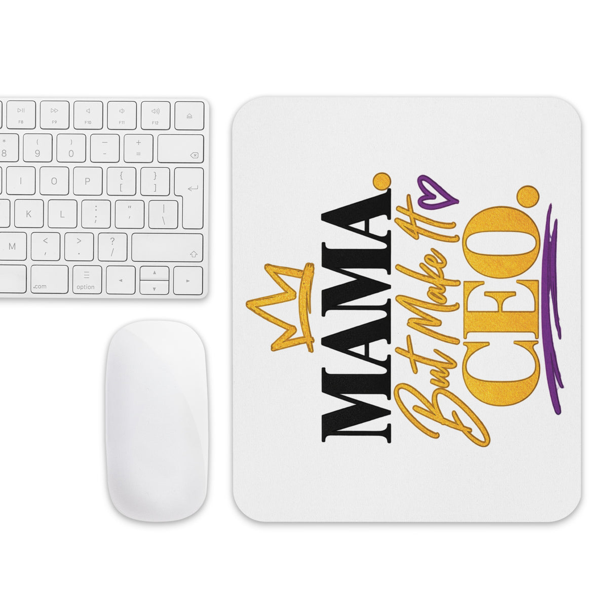 MAMA. But Make It CEO. mouse pad, alternate view