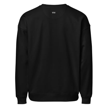 Black Mom. Boss. Builder. oversized sweatshirt, back view