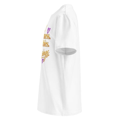 White My Business. My Babies. My Blessings. T-shirt, left view