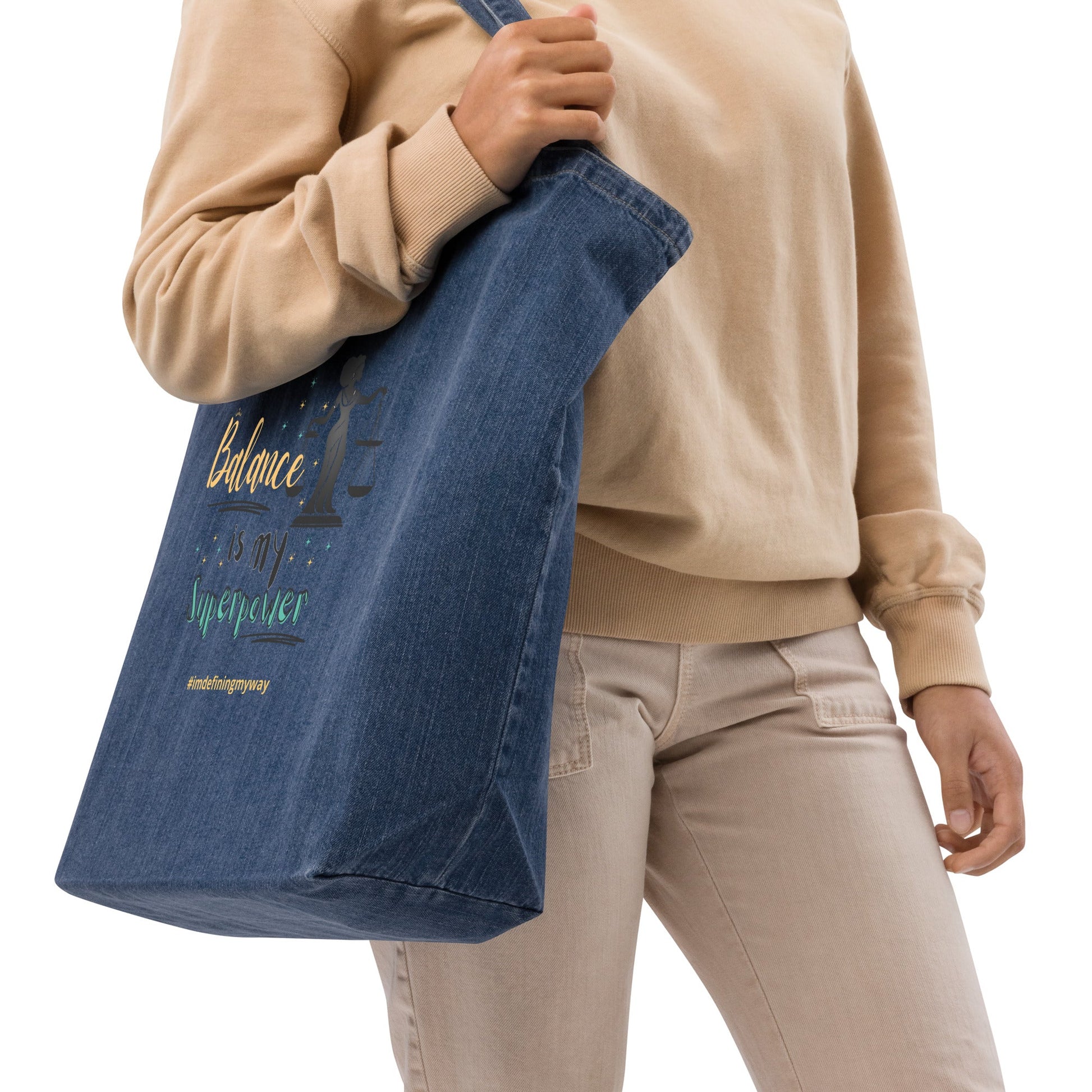 Balance Is My Superpower Tote Bag for Moms