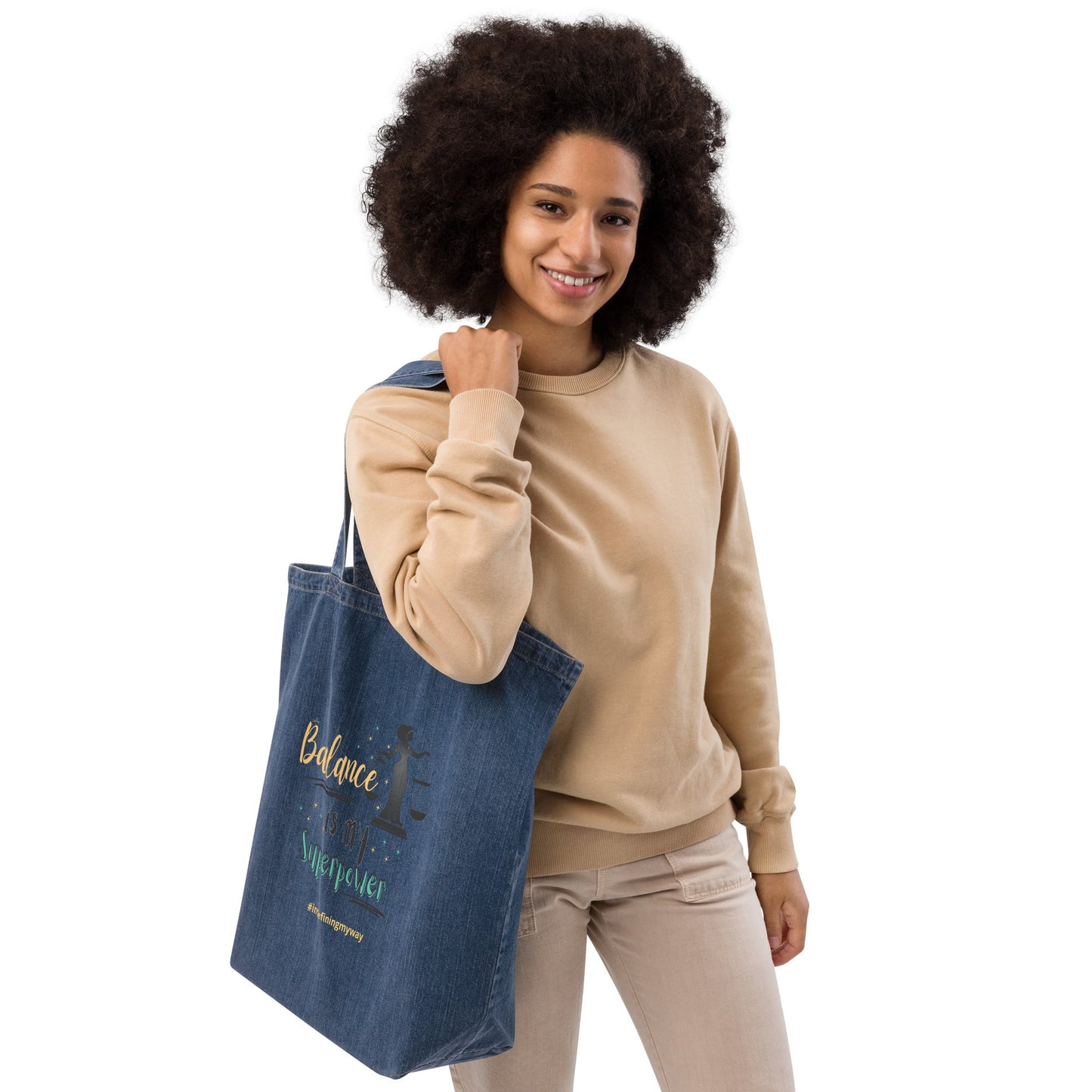 Balance Is My Superpower Tote Bag for Moms
