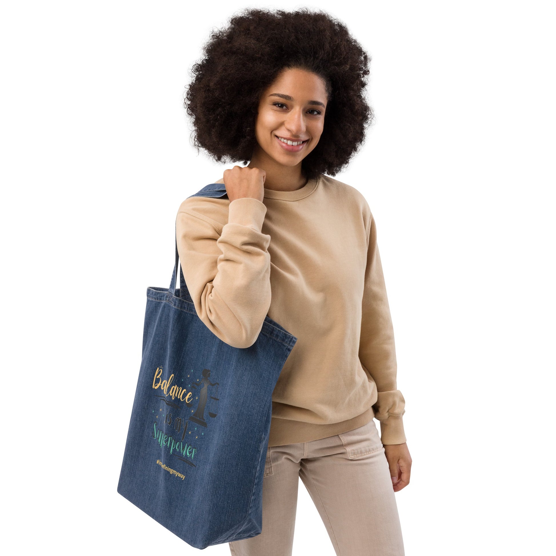 Balance Is My Superpower Tote Bag for Moms