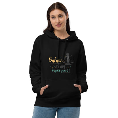Motivational Mom Hoodie Glow-Up Style in Black Premium